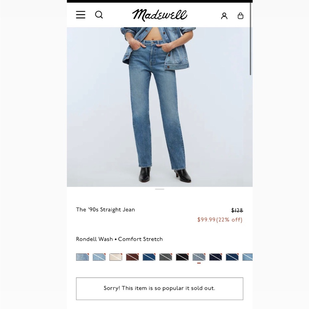 Madewell 90s Straight Jeans